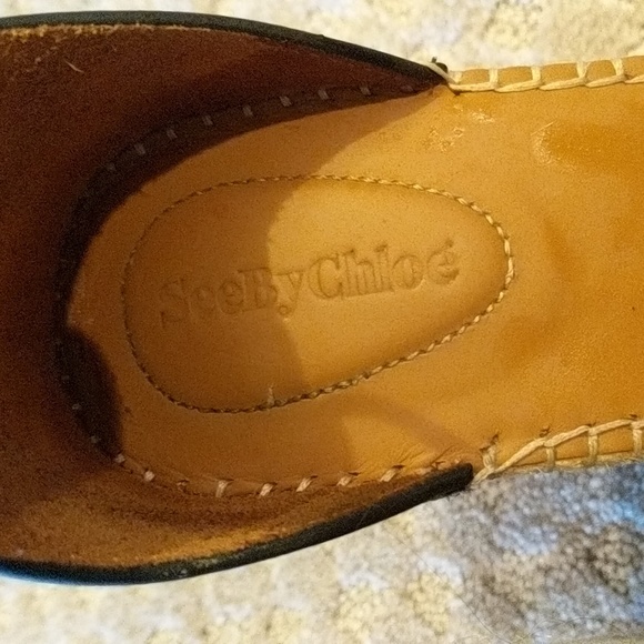 See by Chloe wedge espadrilles leather - Picture 2 of 8